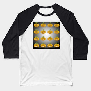 Scary jack o lantern. Baseball T-Shirt